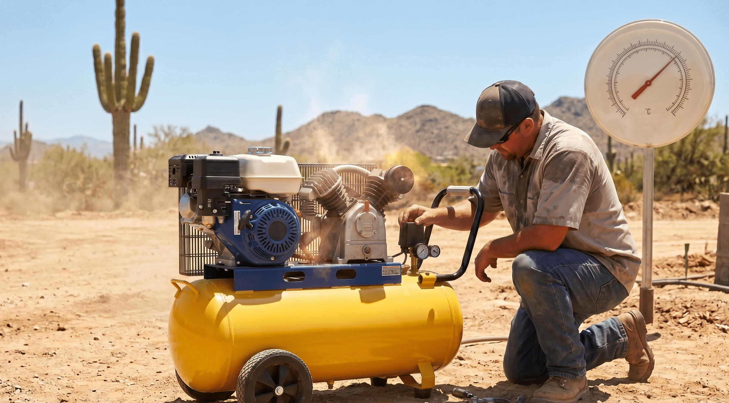 Overheating compressor in summer